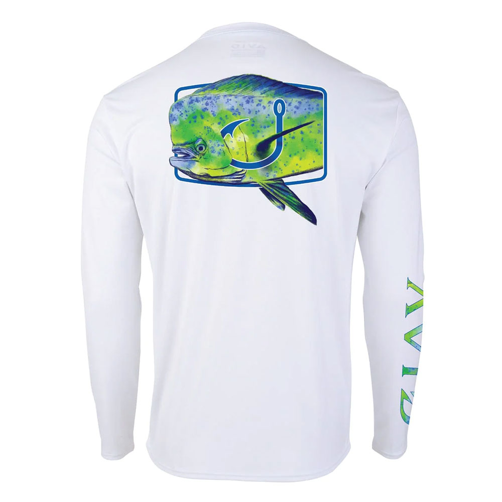 AVID Mahi Hook AVIDry Long Sleeve Performance Shirt (Men's) - Back