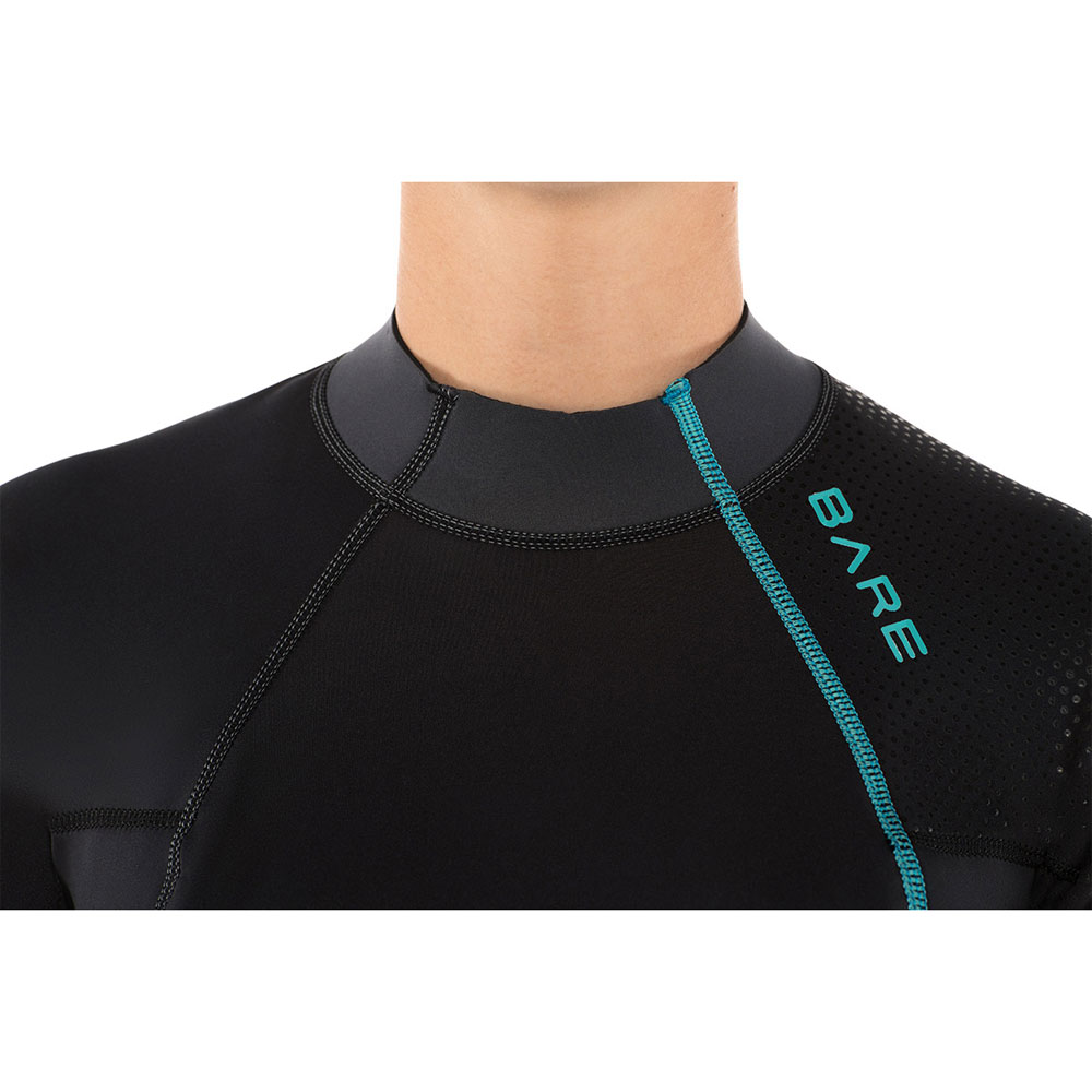 BARE Exowear Dive Top, 2mm (Women's) - Neck Detail