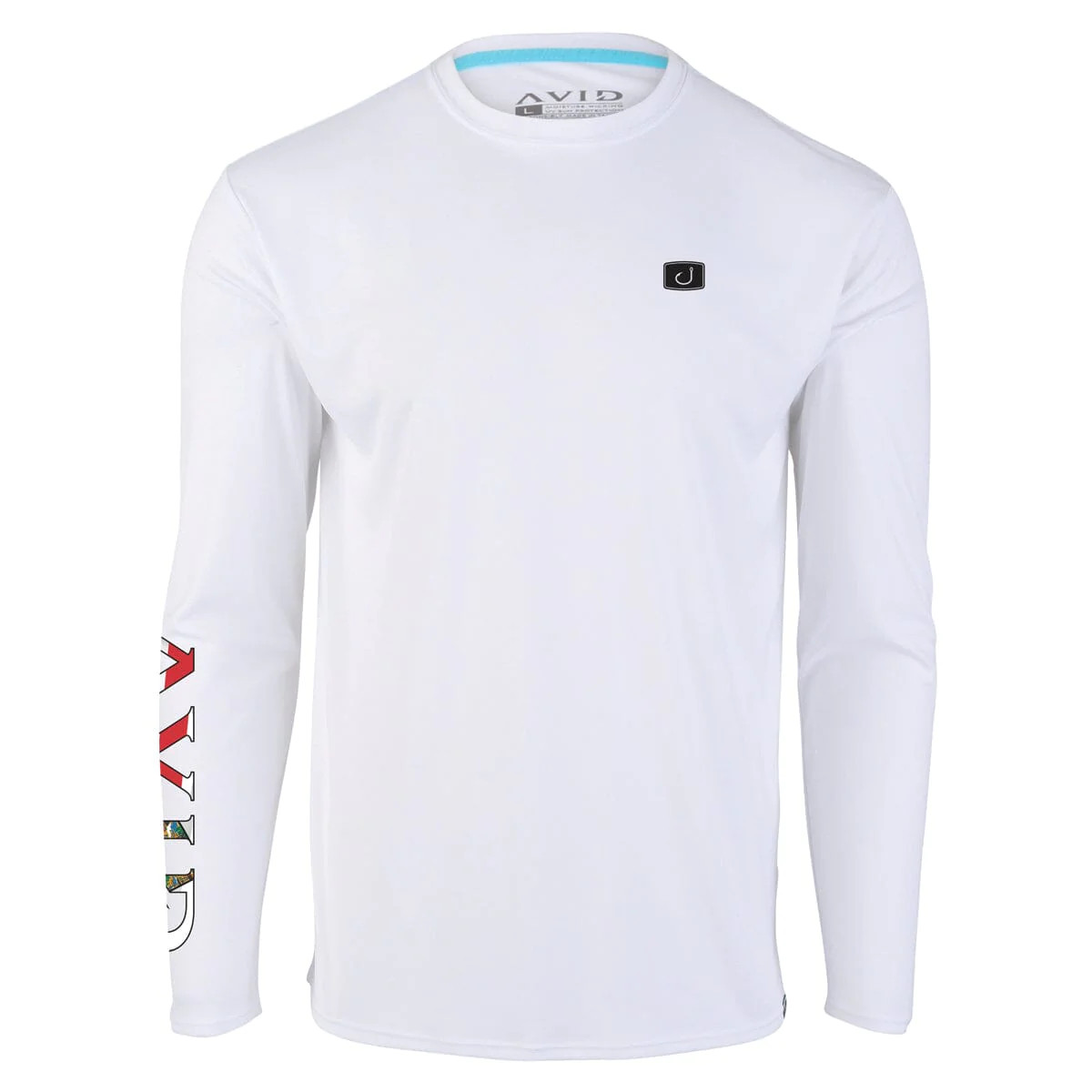 AVID Florida Native AVIDry Long Sleeve Performance Shirt (Men's) - White Front