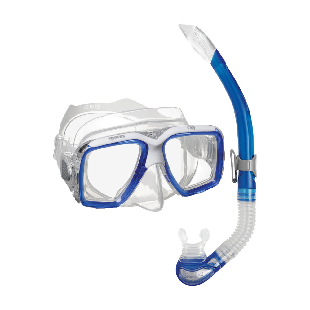 Mares Ray Mask and Snorkel Combo - Blue