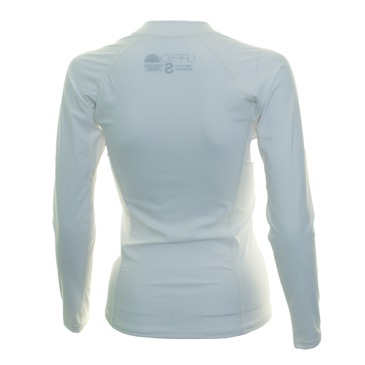 EVO Largo Zip-Up Long Sleeve Rashguard (Women’s) - back - white