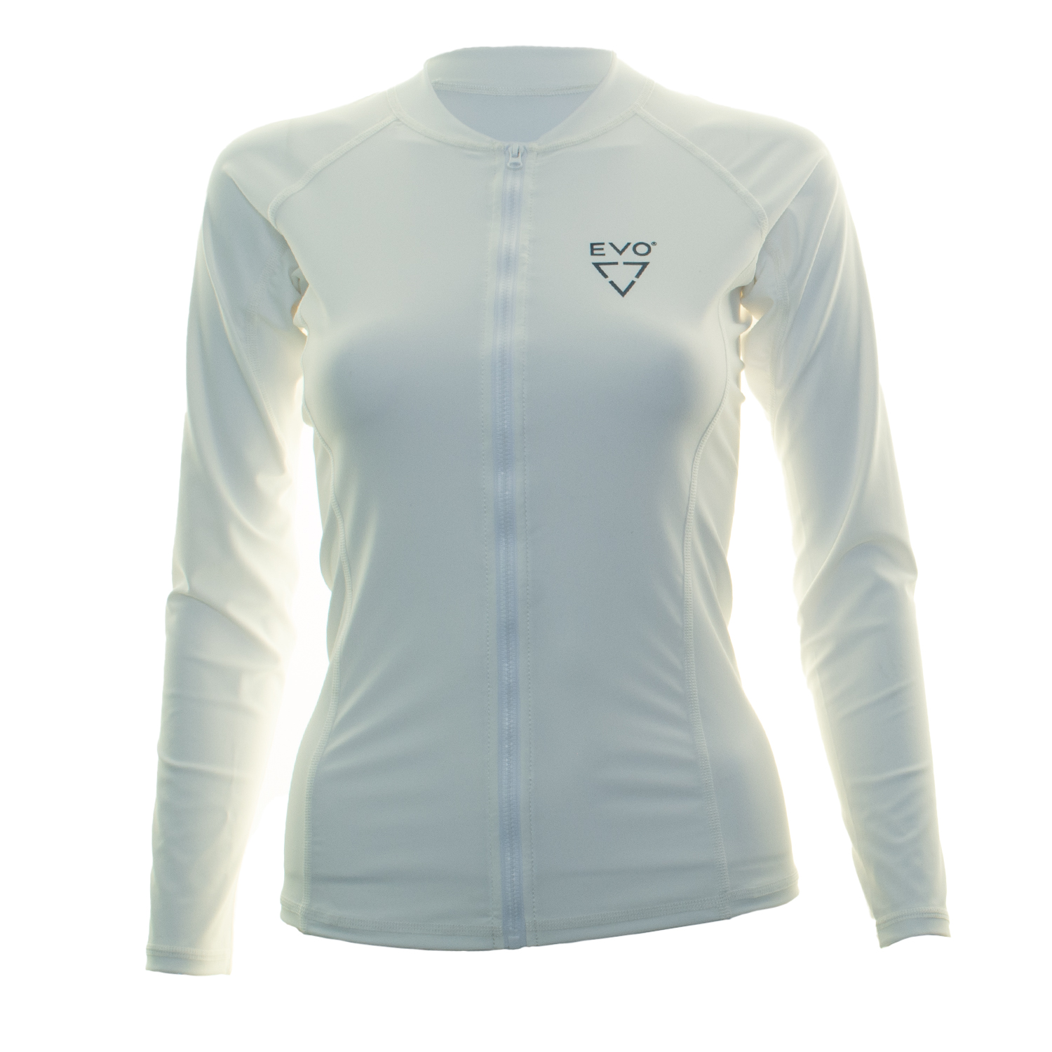 EVO Largo Zip-Up Long Sleeve Rashguard (Women’s) - zipped - front - zipped