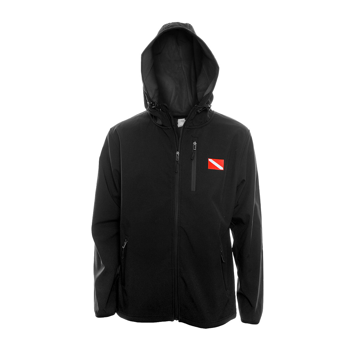 Dive Flag Hooded Jacket Hood Up