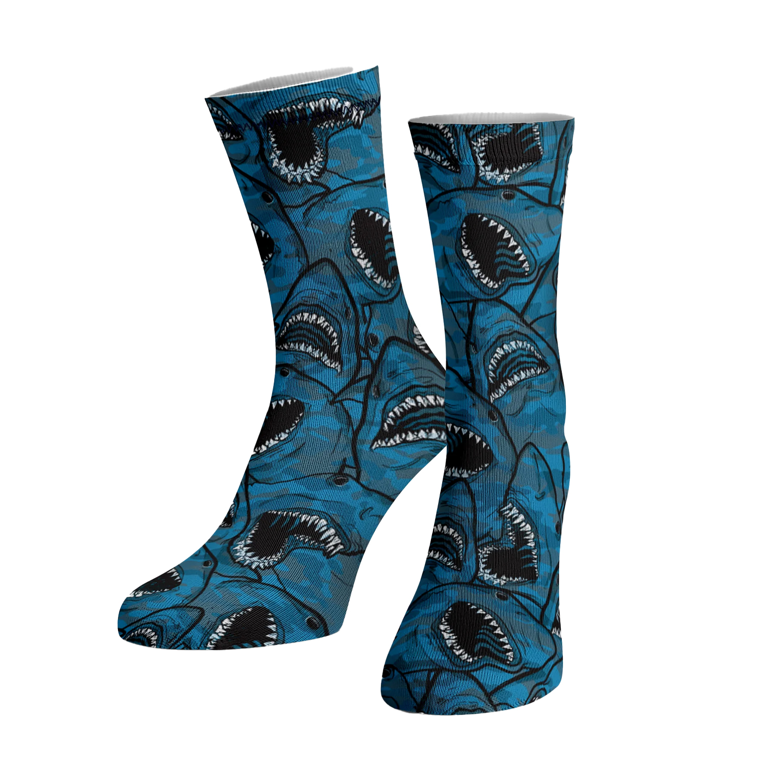Spacefish Army Dive Socks - Shark Camo