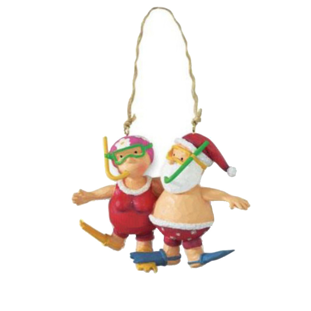 Cape Shore Mr. & Mrs. Claus Snorkel Ornament