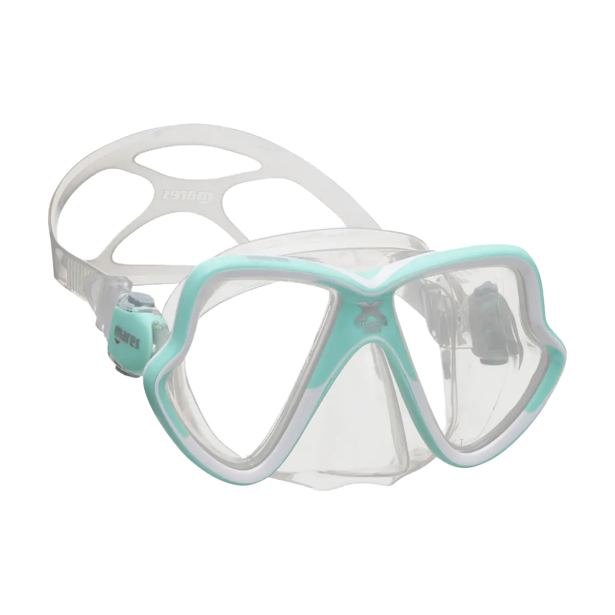 Mares X-Vision Mid 2.0 Dive Mask - Aqua Clear