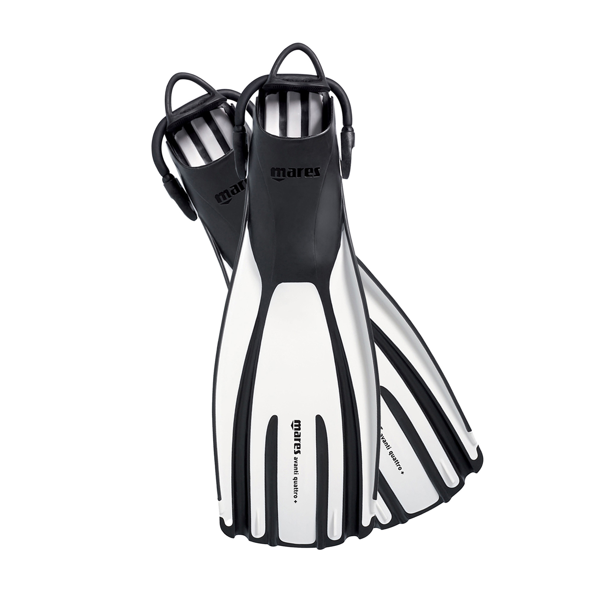 Mares Avanti Quattro Plus Open Heel Dive Fins - White