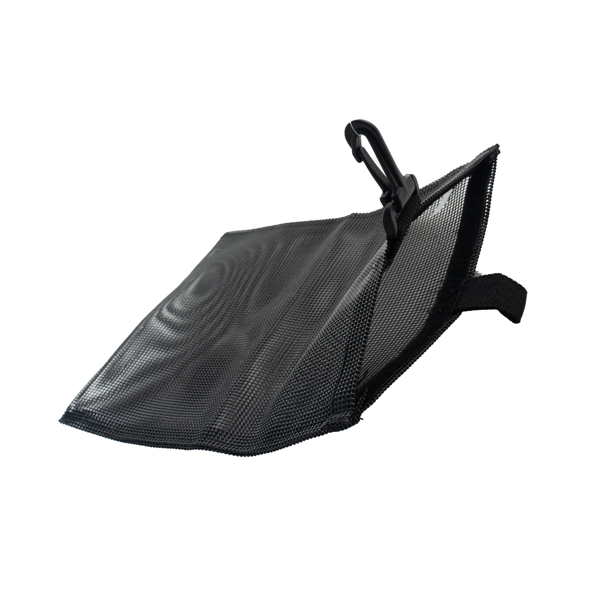 mesh collecting bag opened