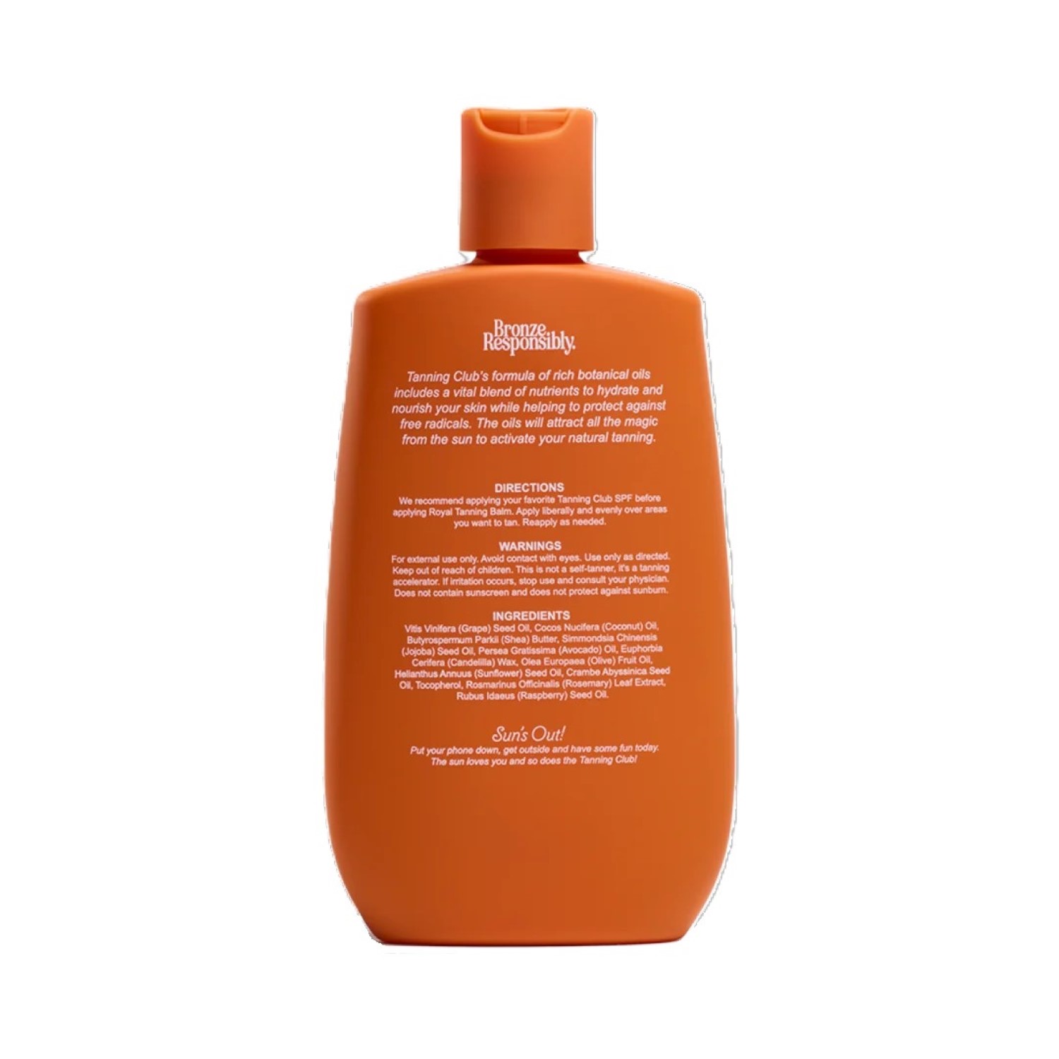 Tanning Club Royal Tanning Balm - Back