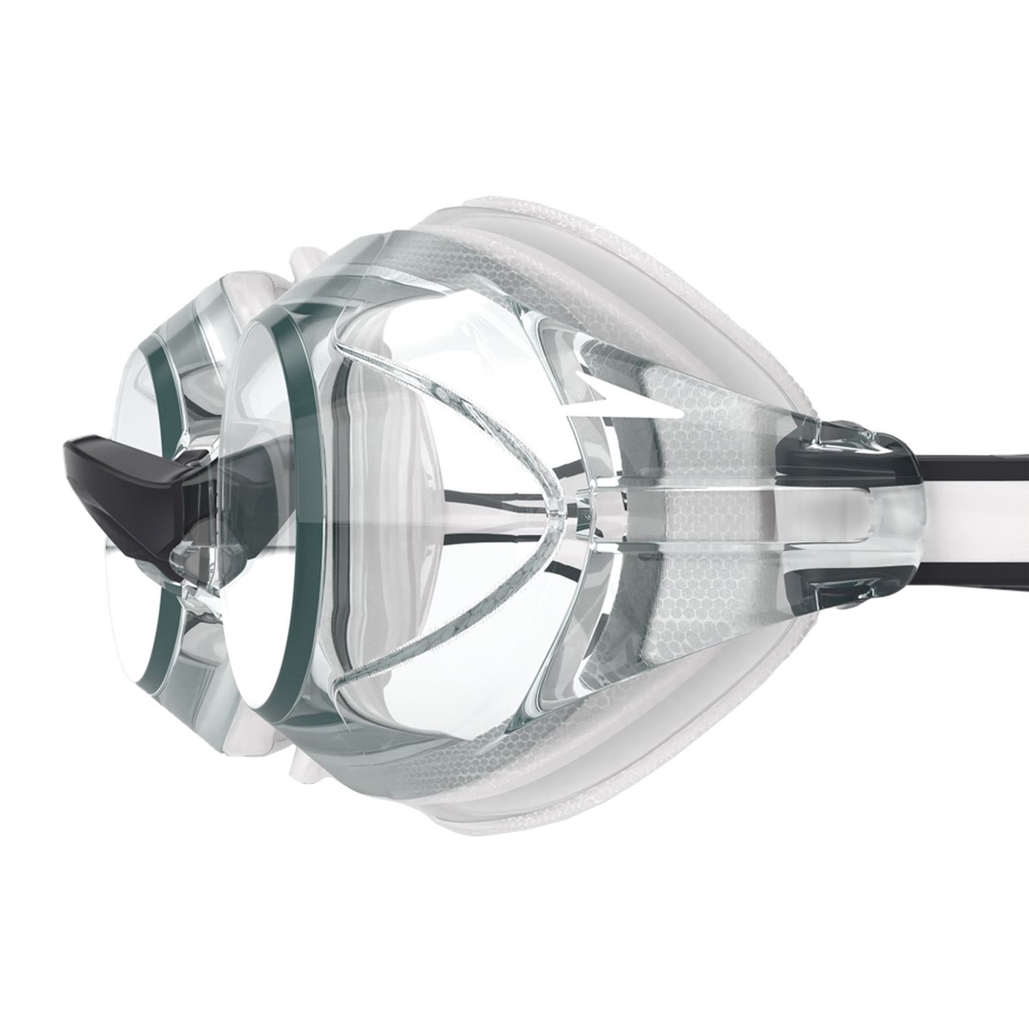 Speedo Vanquisher 3.0 Goggle - Clear side view