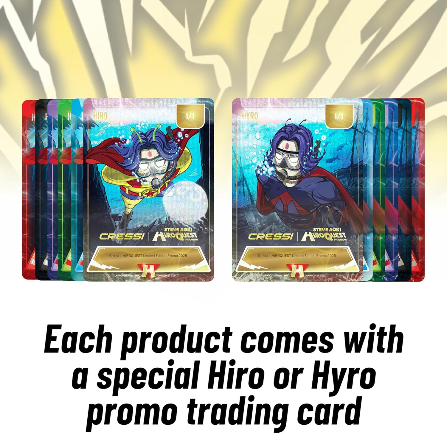 Cressi x Steve Aoki HiROQUEST Edition - Hiro Snorkeling Set