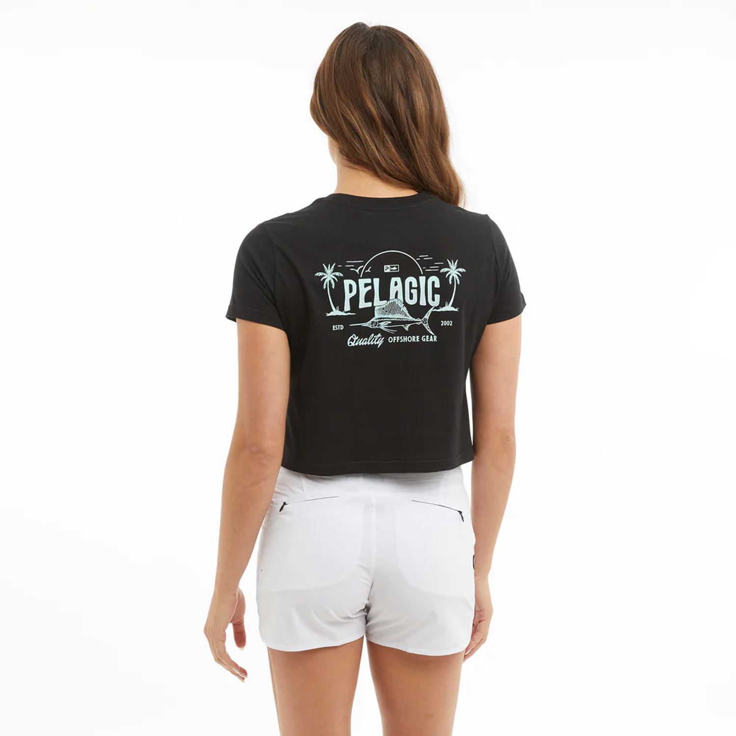 Pelagic Premium Horizon Cropped T-Shirt (Women’s)