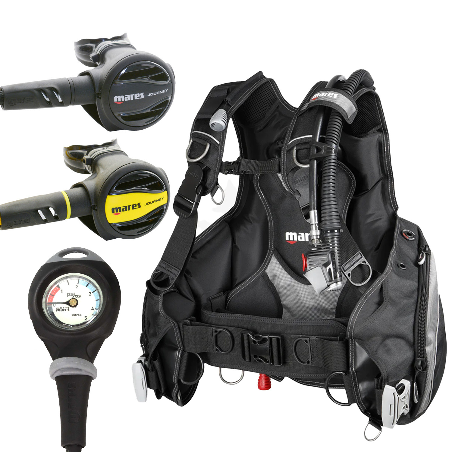 Mares Prestige Package with Mission 1 Gauge Console