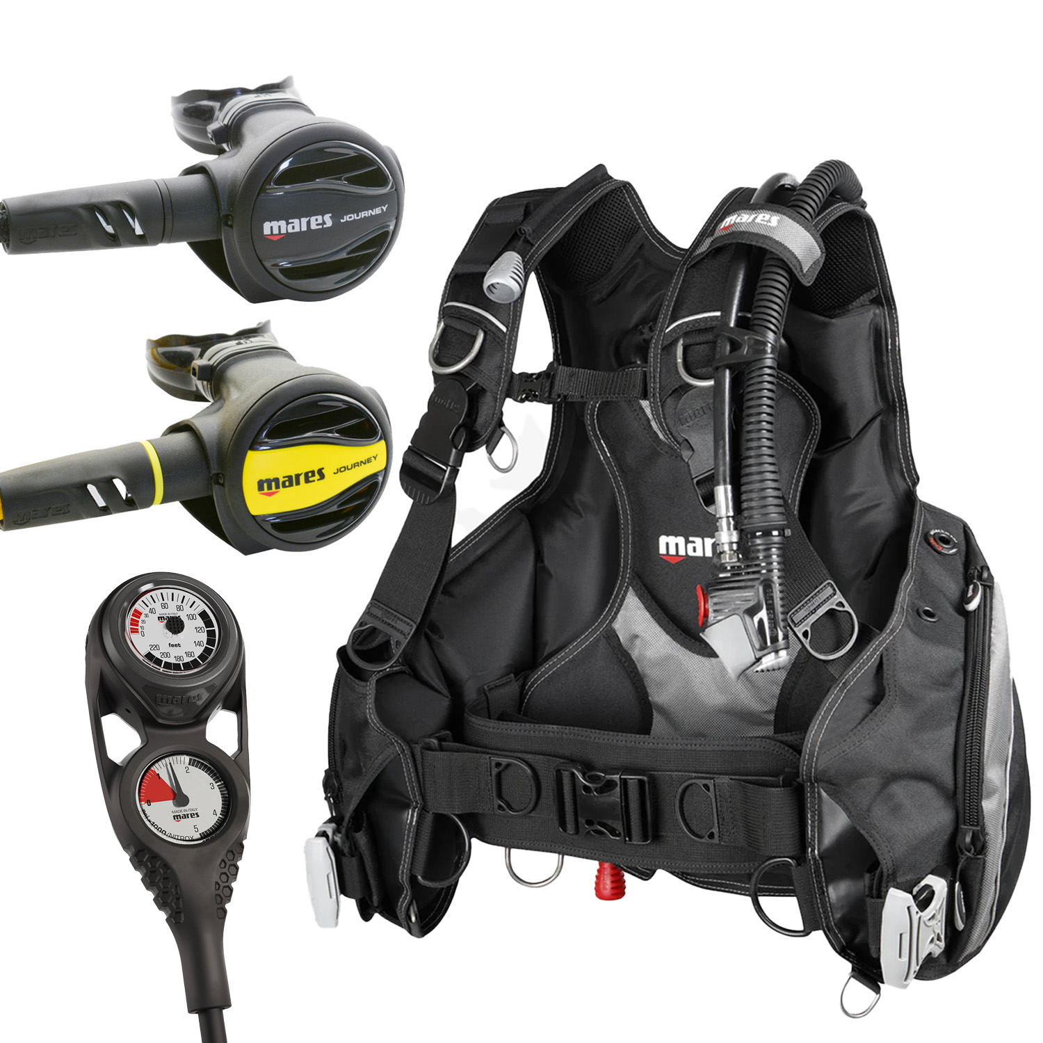 Mares Prestige Package with Mission 2 Gauge Console