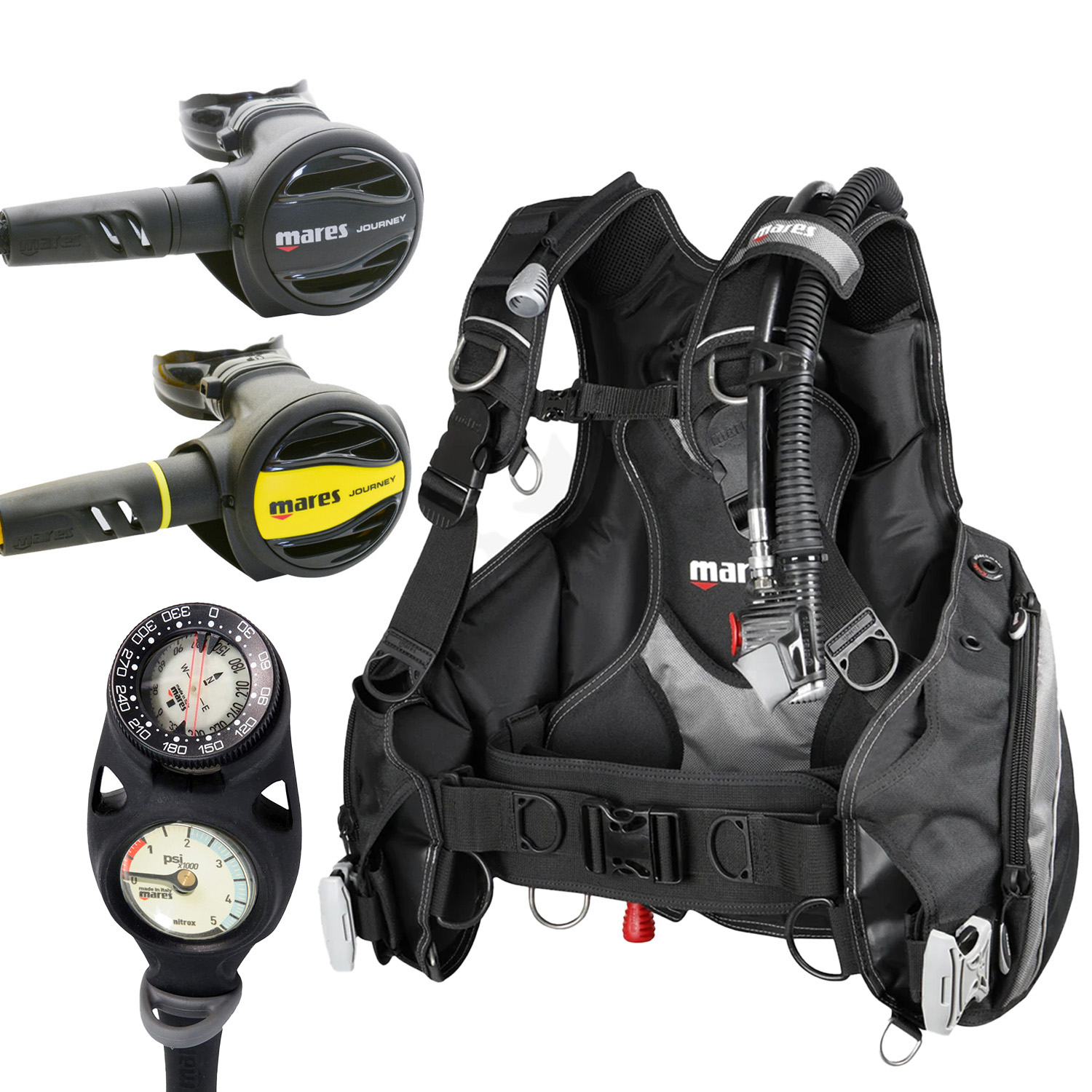 Mares Prestige Package with Mission 2C Gauge Console