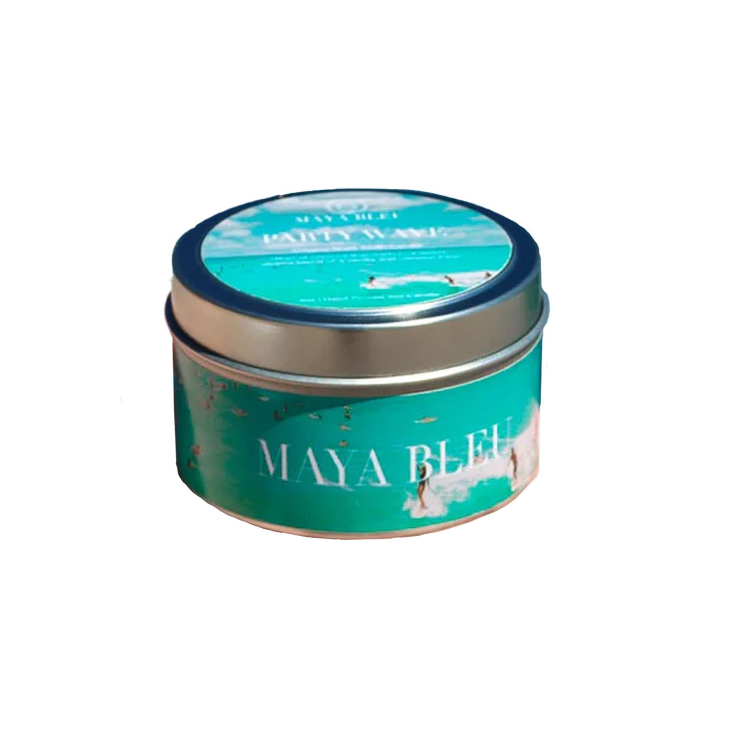 Maya Bleu Party Wave Shark Tooth Candle