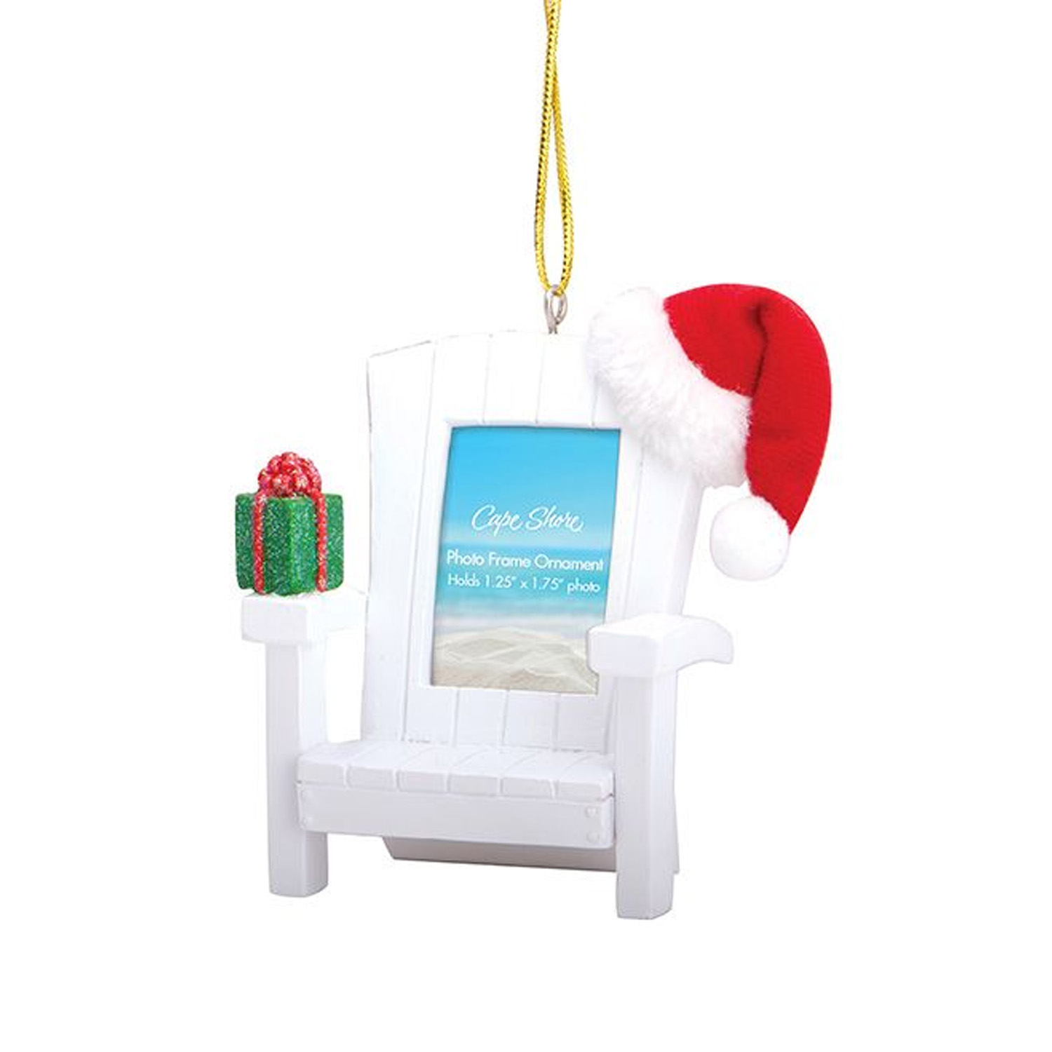 Cape Shore Holiday Chair Photo Frame Ornament
