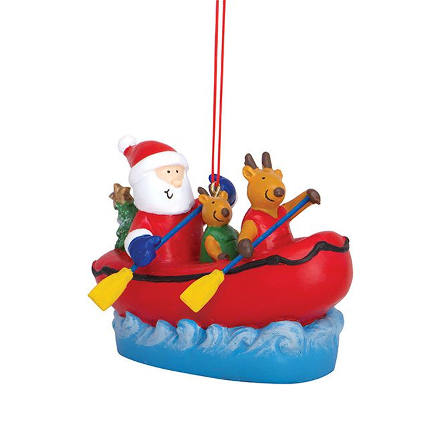 Cape Shore Santa Rafting with Friends Ornament