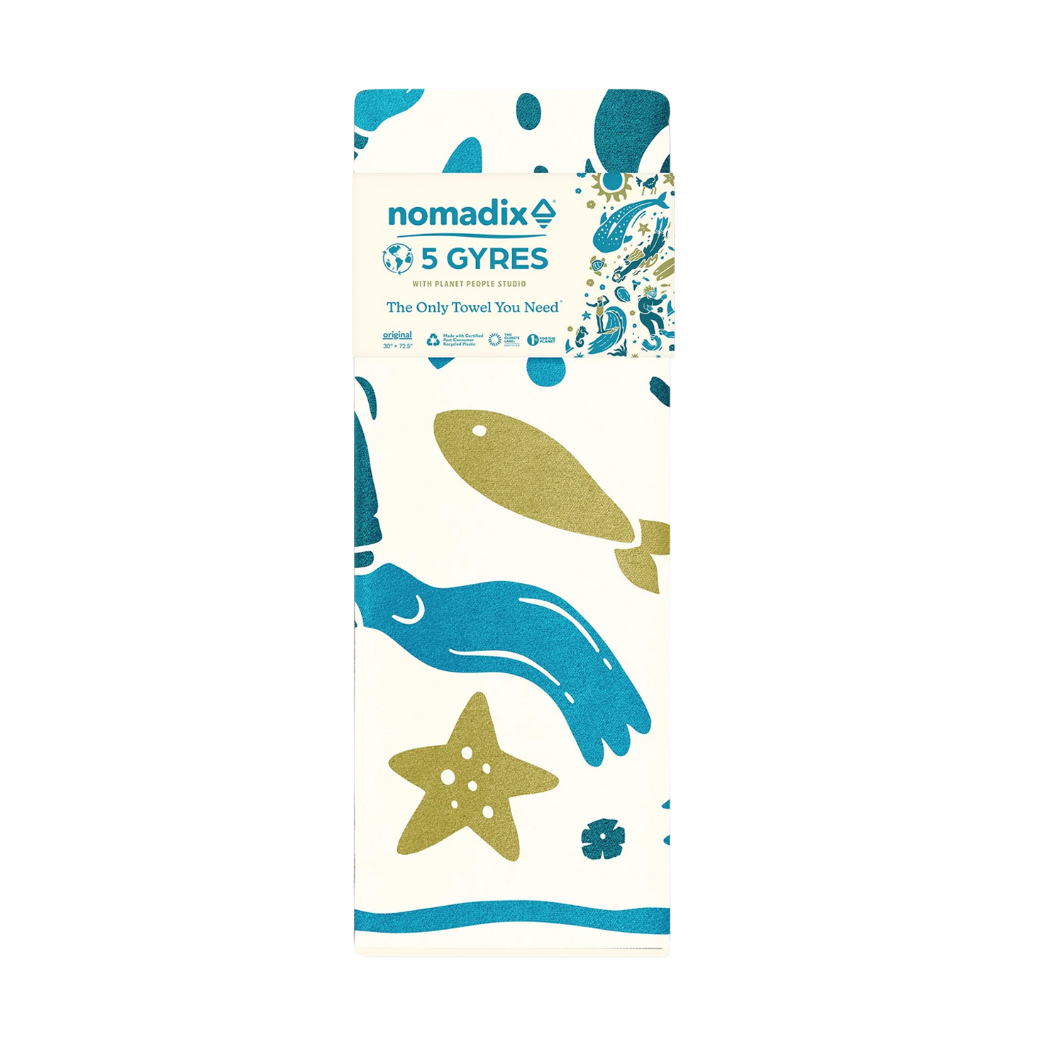 Nomadix x 5 Gyres: Coastal Gathering Eco-Friendly Towel