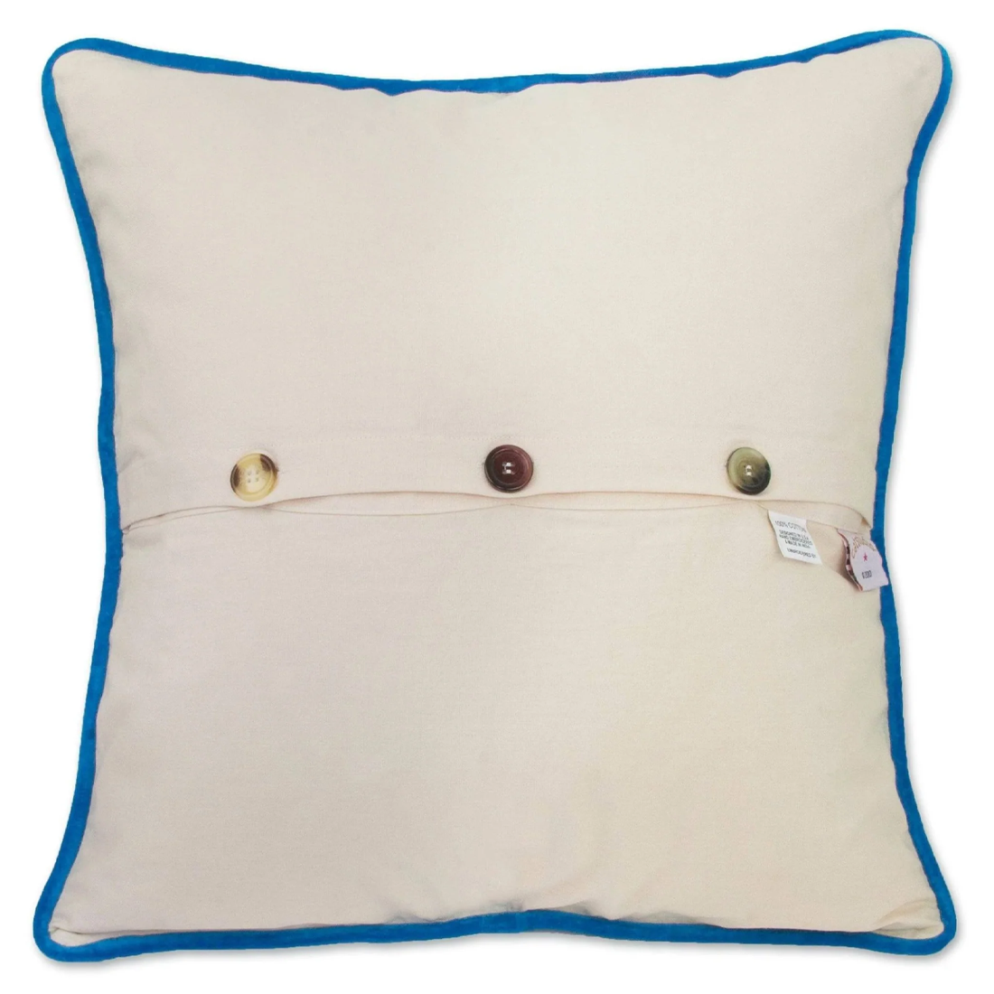 Catstudio Hand-Embroidered Florida Pillow