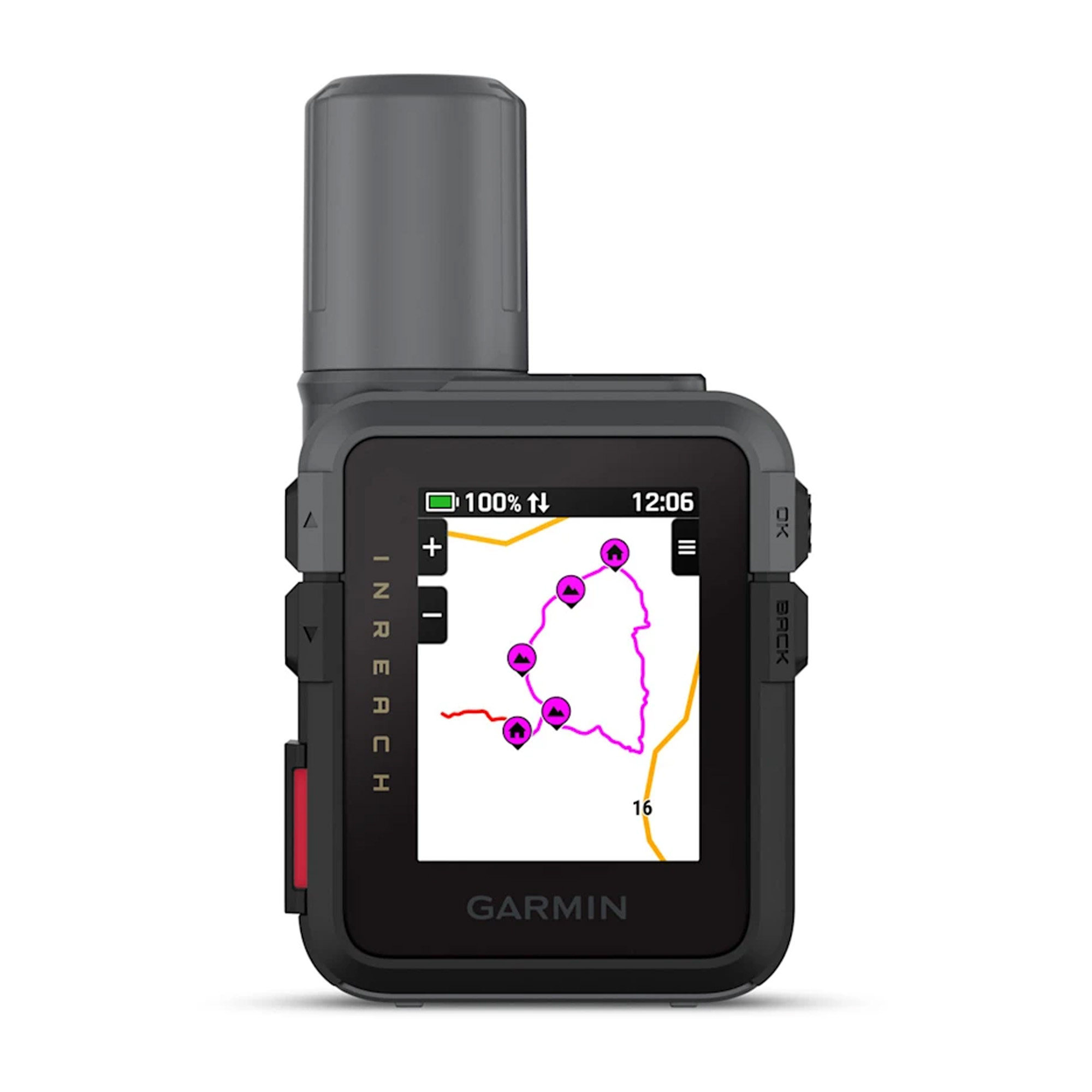 backpacking light garmin inreach mini 2 Satellite Communicator (Flame Red) Bundle | For Off-Grid Messaging, SOS & Location Sharing | Lightweight Compact Rugged Design 810) and water Garmin inReach Mini 2 -