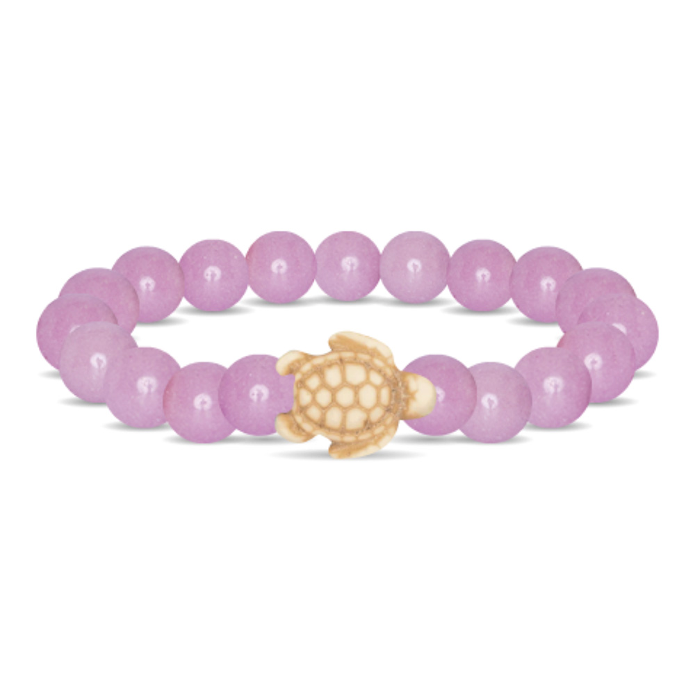 Fahlo Glow-in-the-Dark Journey Bracelet (Sea Turtle) - Lilac Glow