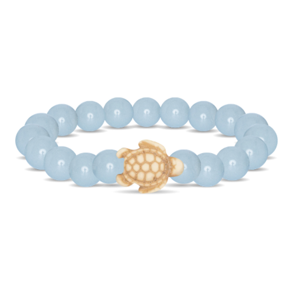 Fahlo Glow-in-the-Dark Journey Bracelet (Sea Turtle) - Aqua Glow