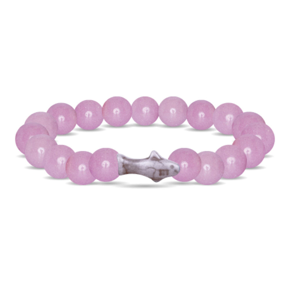 Fahlo Glow-in-the-Dark Voyage Bracelet (Shark) - Lilac Glow
