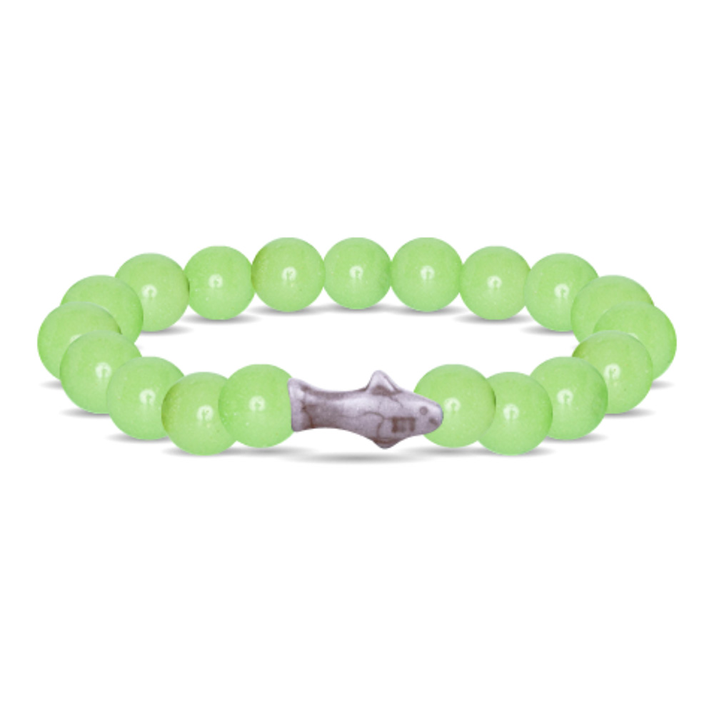 Fahlo Glow-in-the-Dark Voyage Bracelet (Shark) - Sage Glow