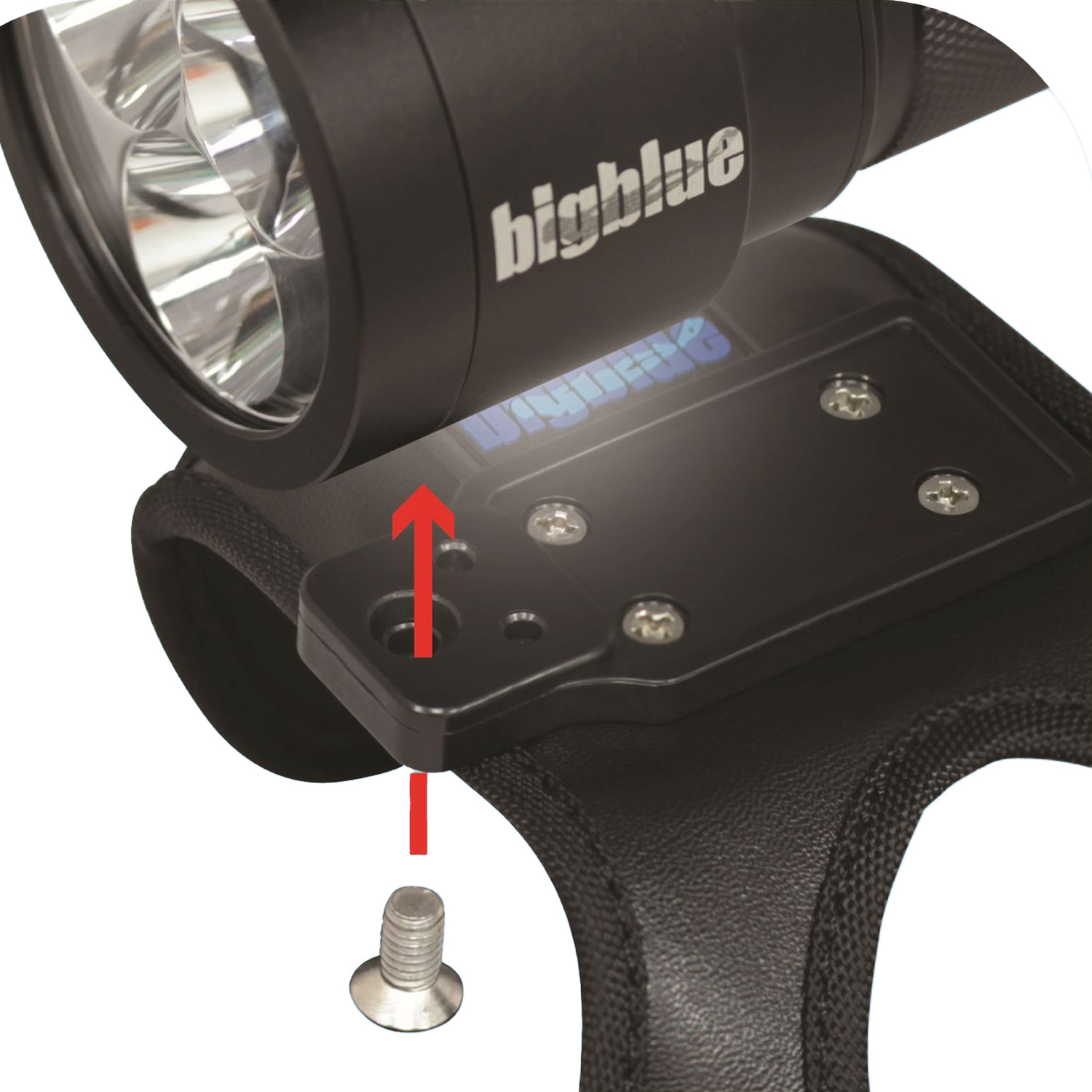 Bigblue VTL2900P Dive Light - Goodman Glove