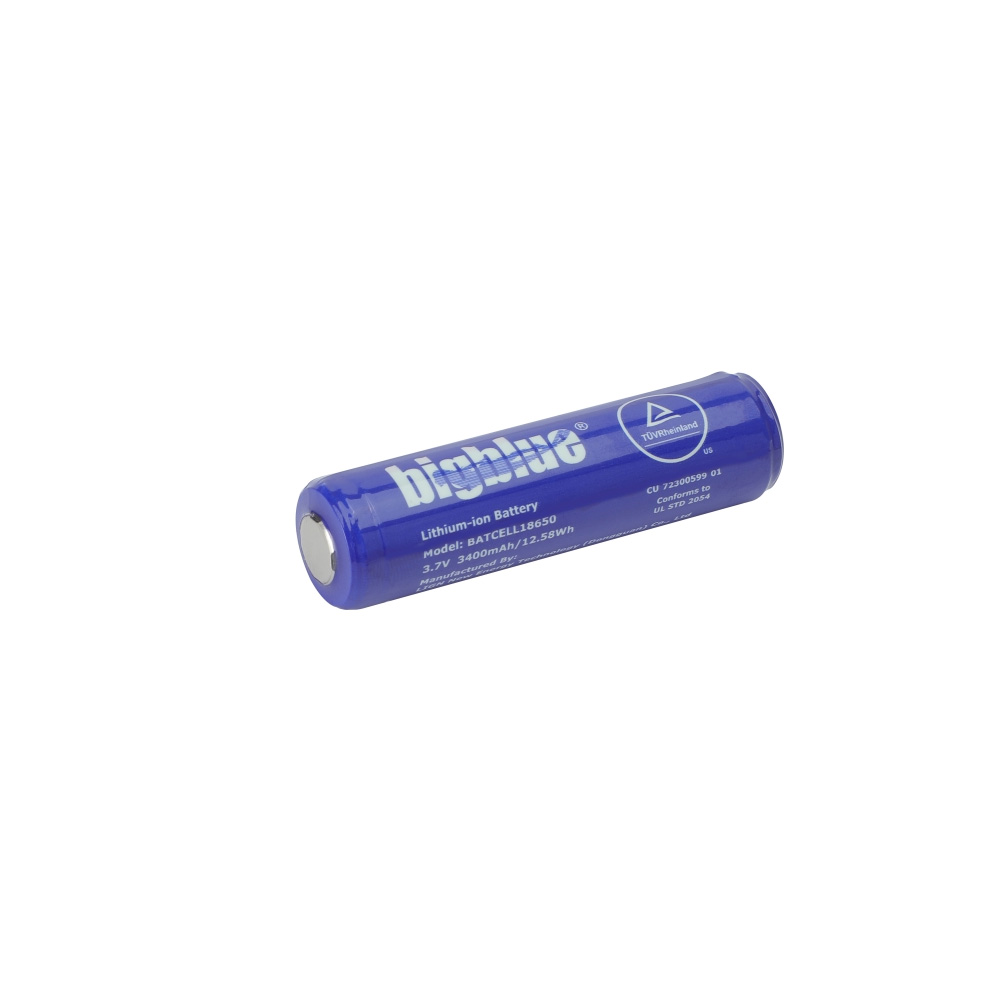 Big Blue Dive Light Battery Cell 18650