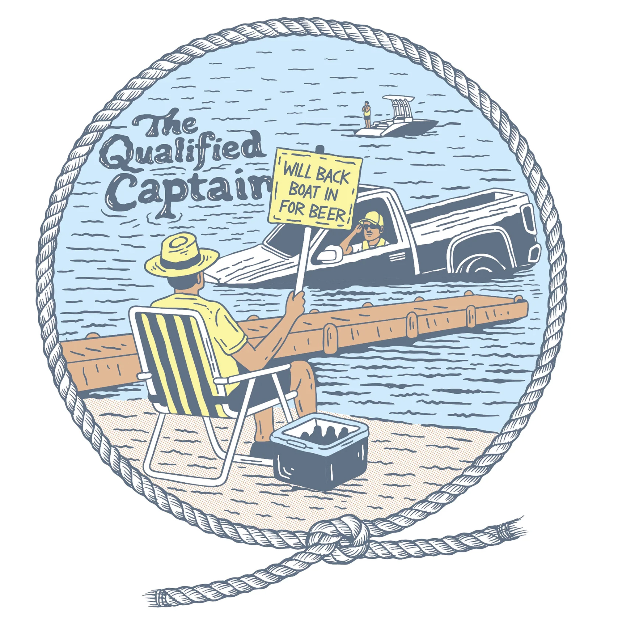 The Qualified Captain™ Back In Tee (Men's)