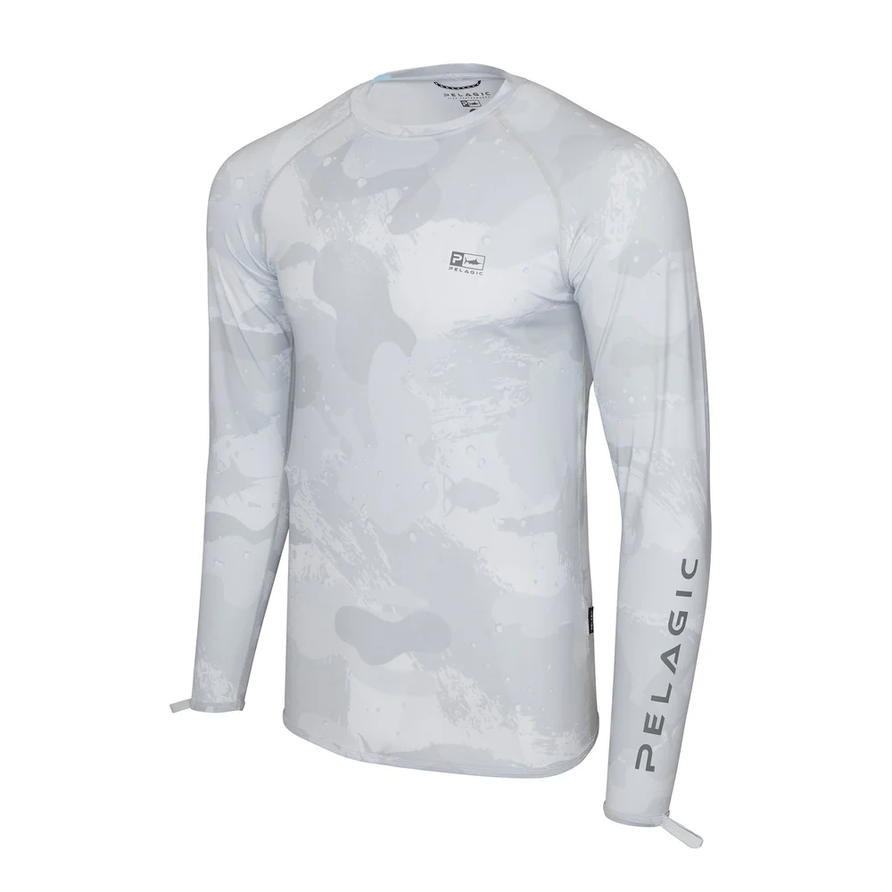 Pelagic Explorer Rashguard - Light Grey Camo