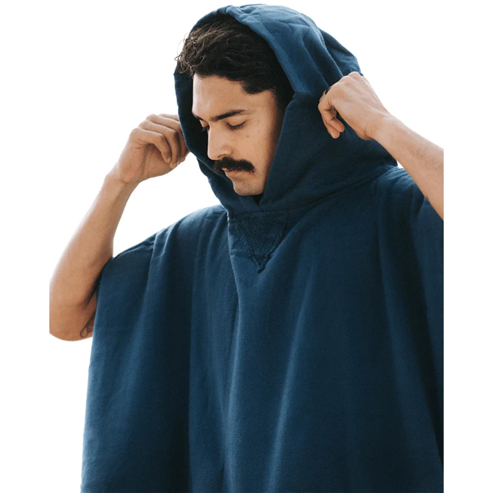 Sand Cloud Terra Hooded Towel Poncho - Teal Blue