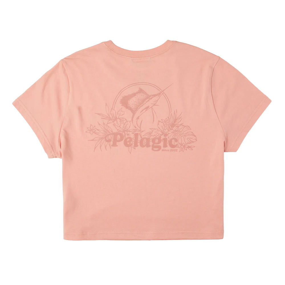 Pelagic Tropic Sea Cropped T-Shirt (Women's)