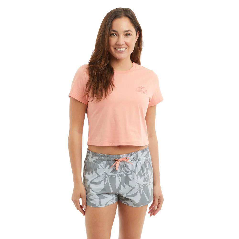 Pelagic Tropic Sea Cropped T-Shirt (Women's)