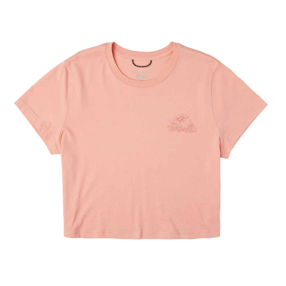 Pelagic Tropic Sea Cropped T-Shirt (Women's)
