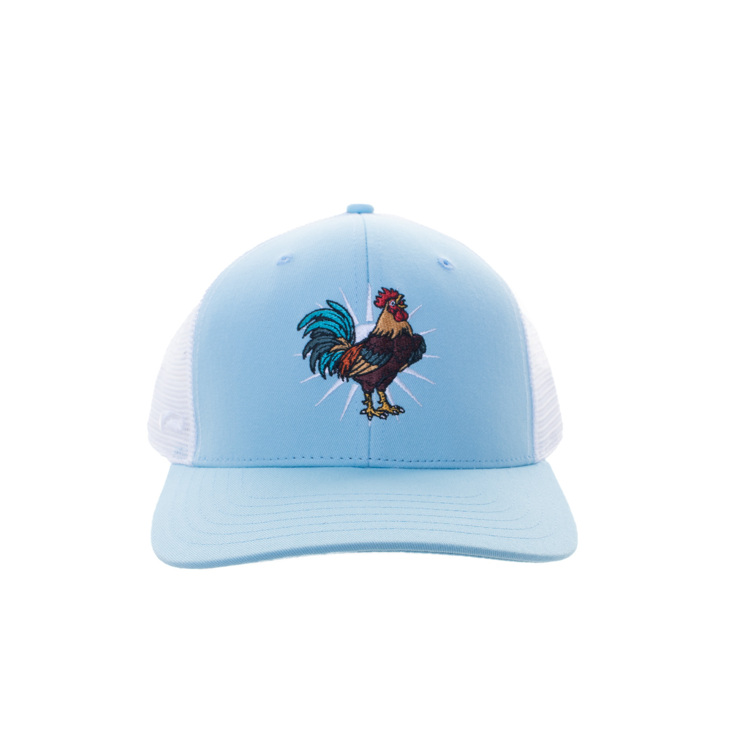 Key West Rooster Trucker Hat - Blue