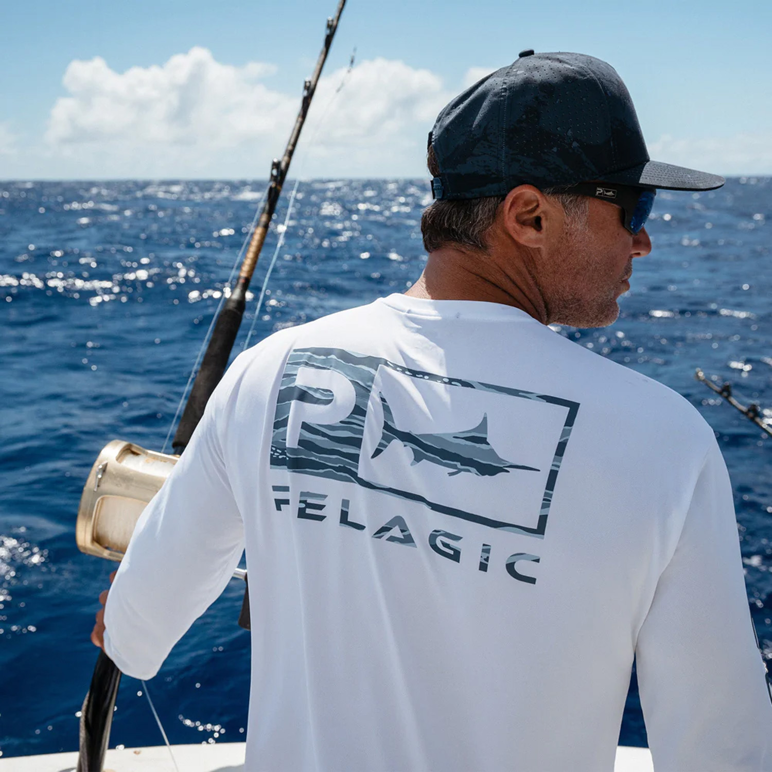 Pelagic Men's Aquatek Wahoo Icon Performance Shirt