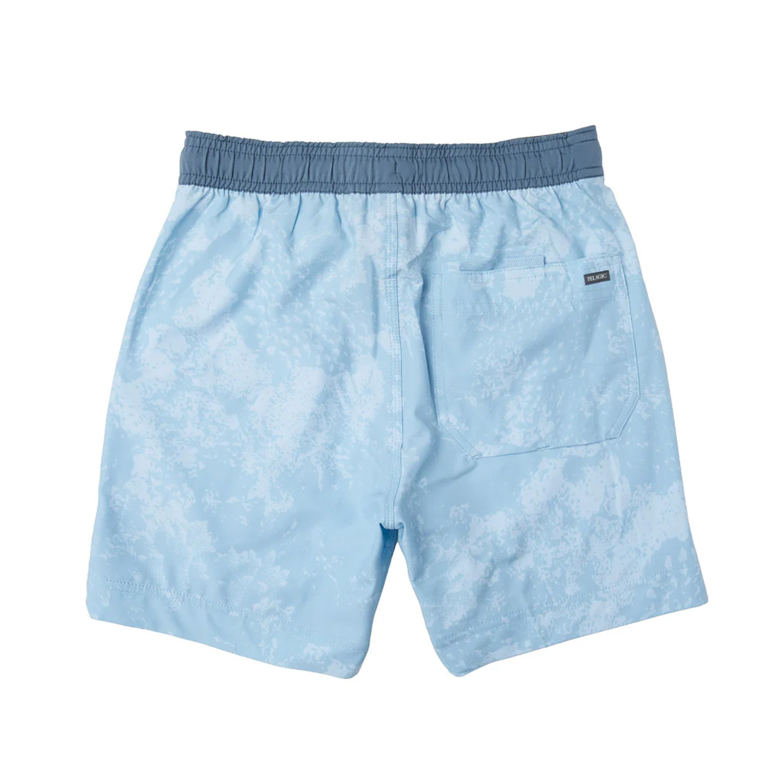 Pelagic Lei Day Youth Elastic Waist Short - Light Blue