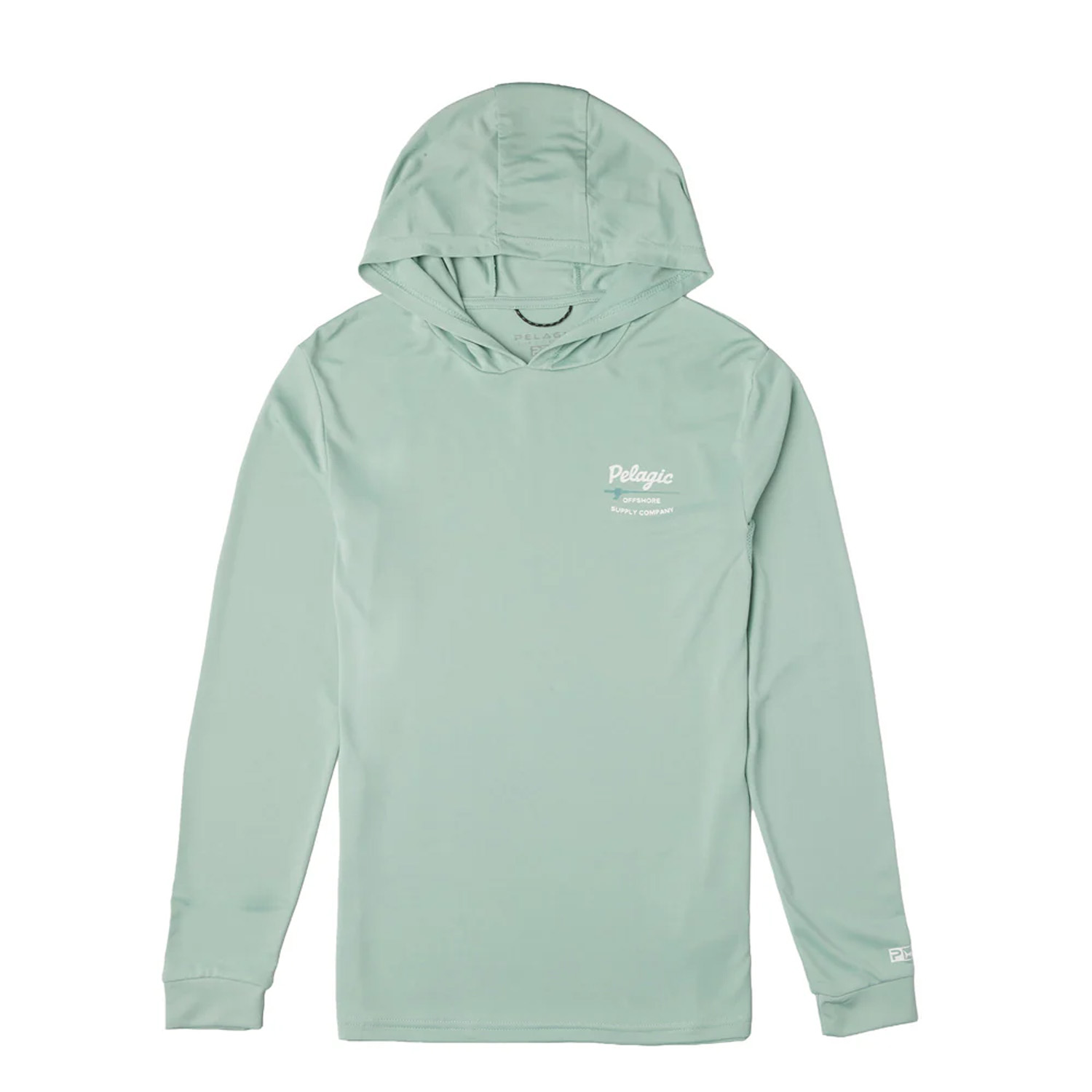 Pelagic Aquatek Youth Hooded Fishing Shirt Rodney Sage