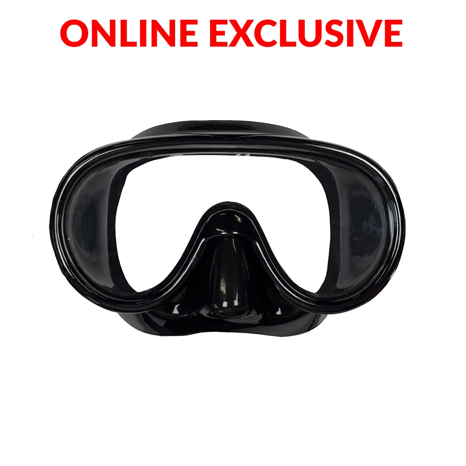 TAG Soleil Scuba Diving & Snorkeling Mask in black