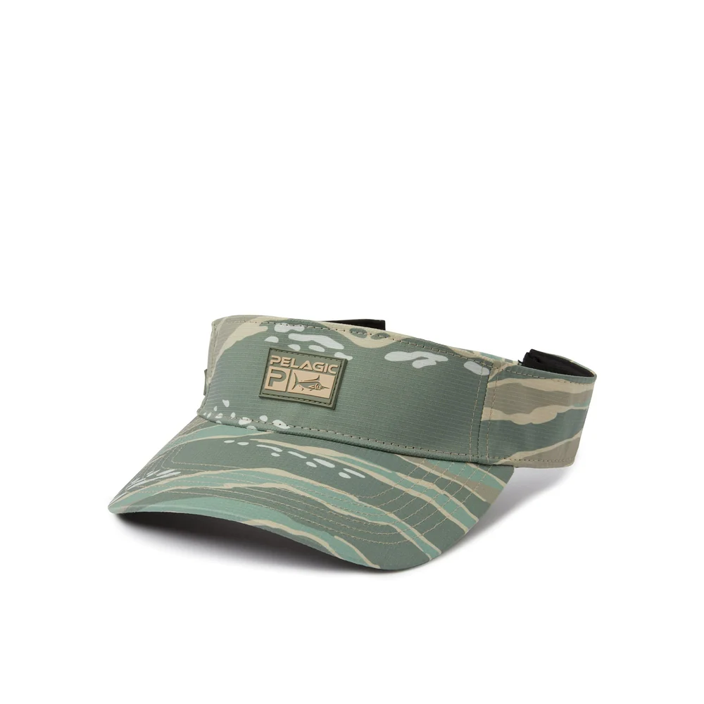 Pelagic South Point Performance Visor – Wahoo Camo Mangrove