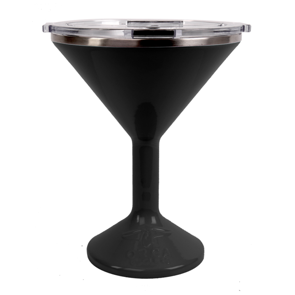 NEW ORCA Chasertini stainless steel BPA Free Travel Martini Glass 8oz w/lid