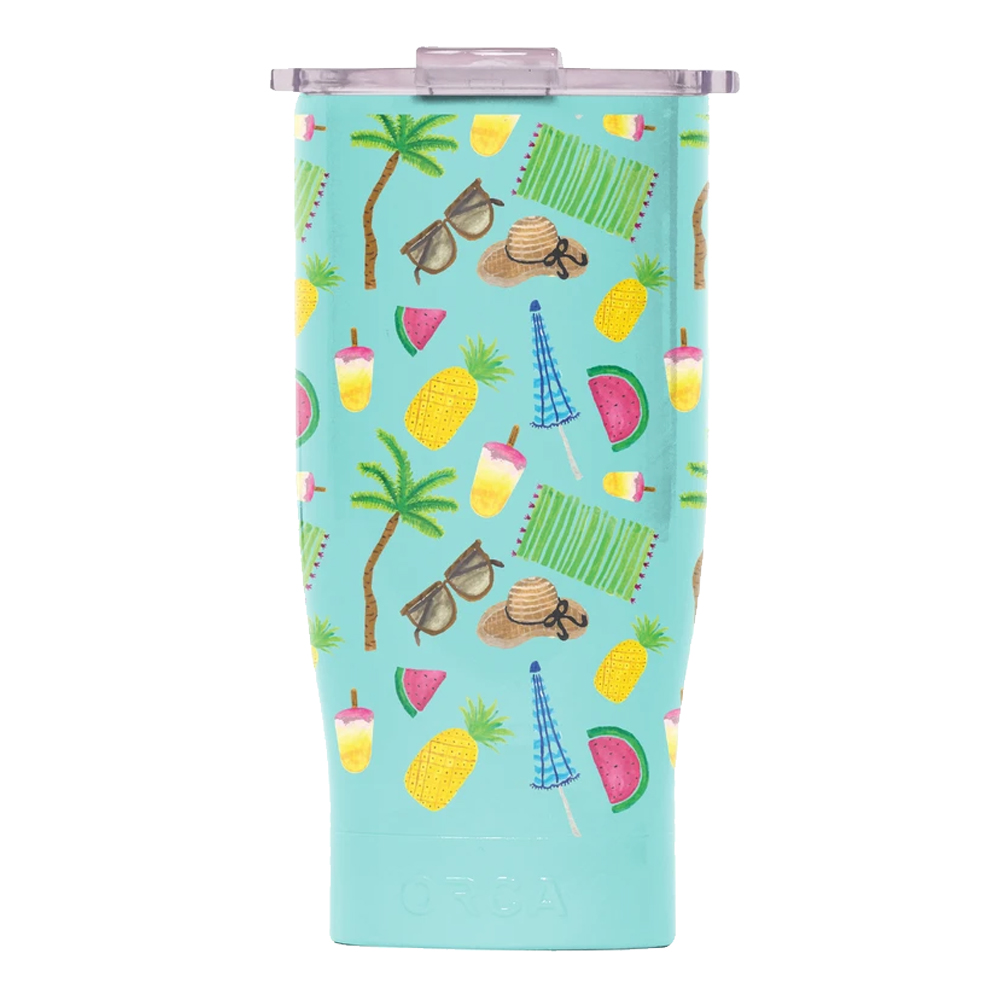 ORCA Atlanta Braves 16oz. Floral Tumbler