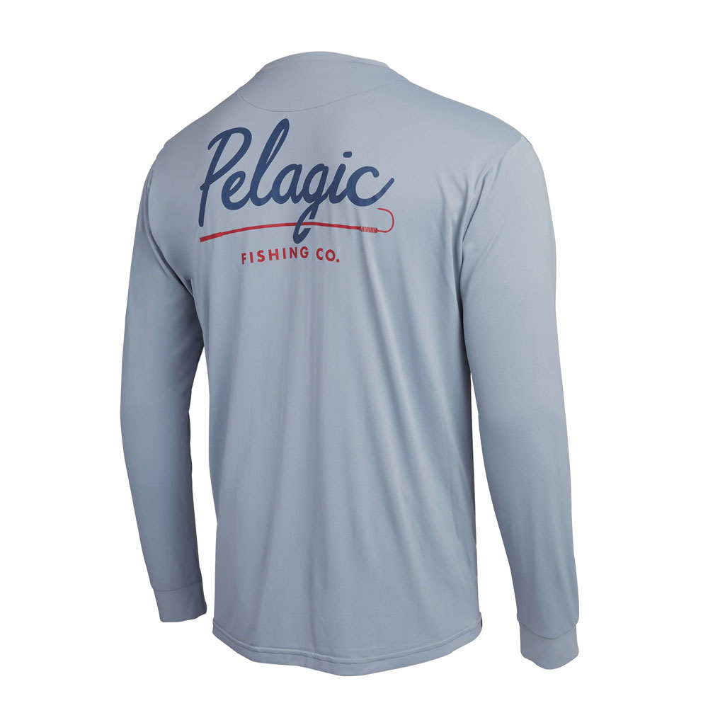  PELAGIC Men's Aquatek Good Livin Hooded Fishing Shirt