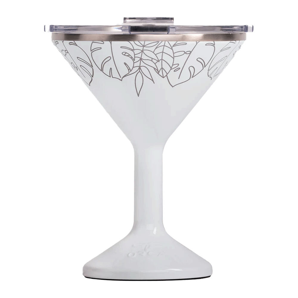 NEW ORCA Chasertini stainless steel BPA Free Travel Martini Glass 8oz w/lid  read