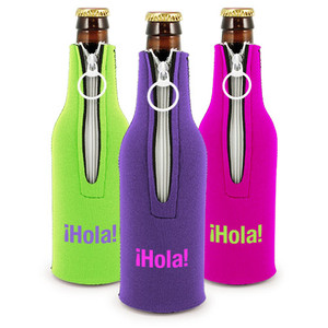 Neoprene Zip-Up Bottle Sleeve Neoprene Zip-Up Bottle Sleeve