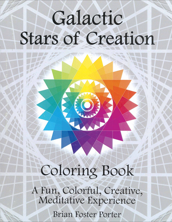 STARS OF CREATION coloring book featuring 13 stars