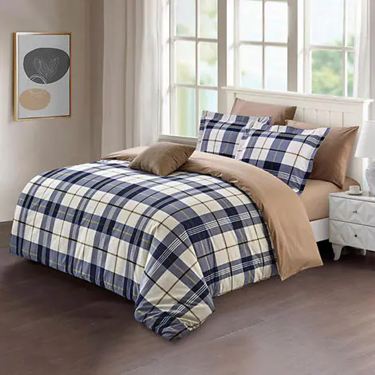 Leslie 4-piece Duvet Cover Set